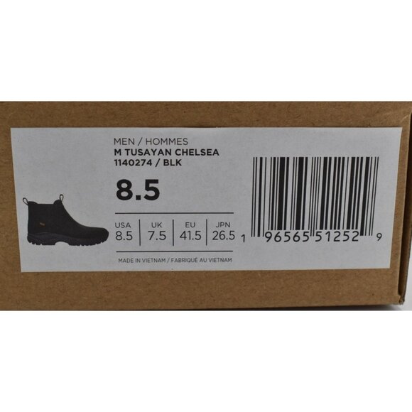 Teva Mens Size 8.5 Tusayan‎ Black leather Pull On Water Resistant Chelsea Boots main image 8